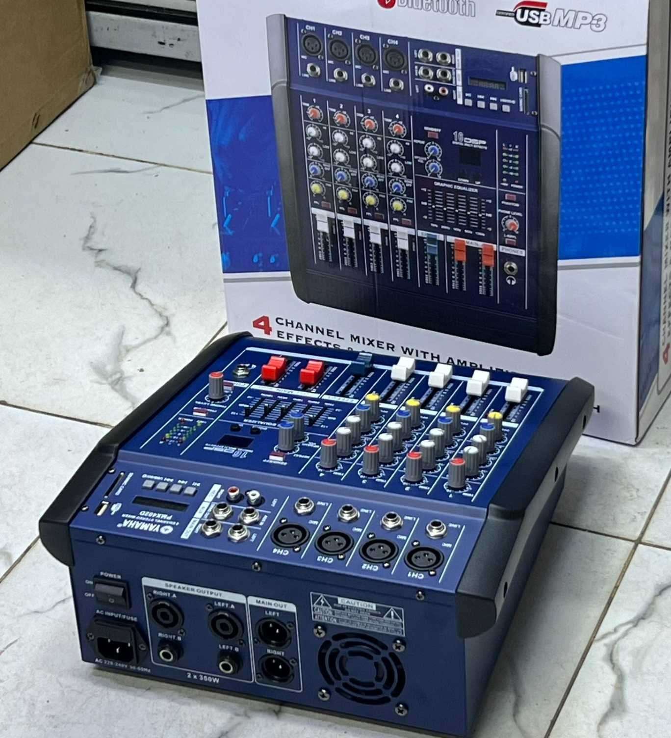 Max PMX402D-USB Professional 4-Channel Powered Mixer - City Sounds Nairobi