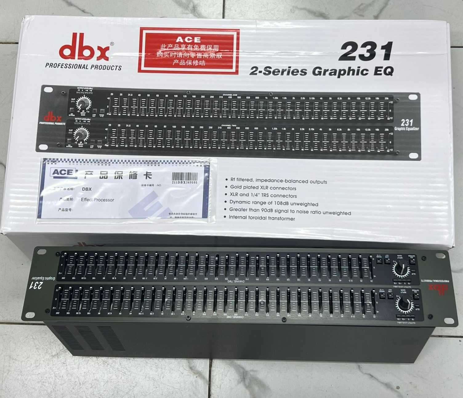 DBX 231 Professional Dual-Channel 31-Band Audio Equalizer - City Sounds Nairobi