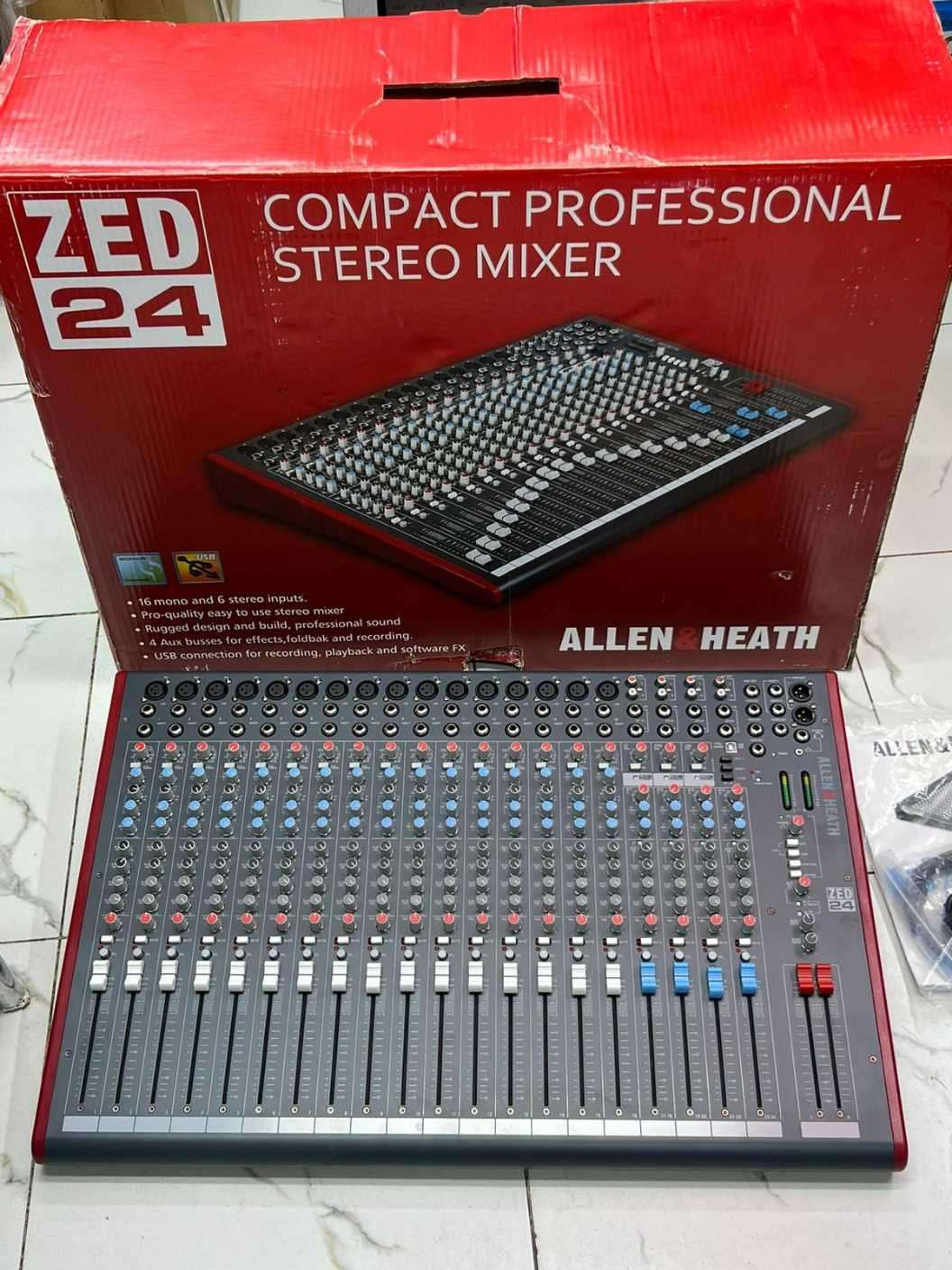 Allen & Heath ZED-24 Professional Stereo Mixer - Compact Studio Console - City Sounds Nairobi