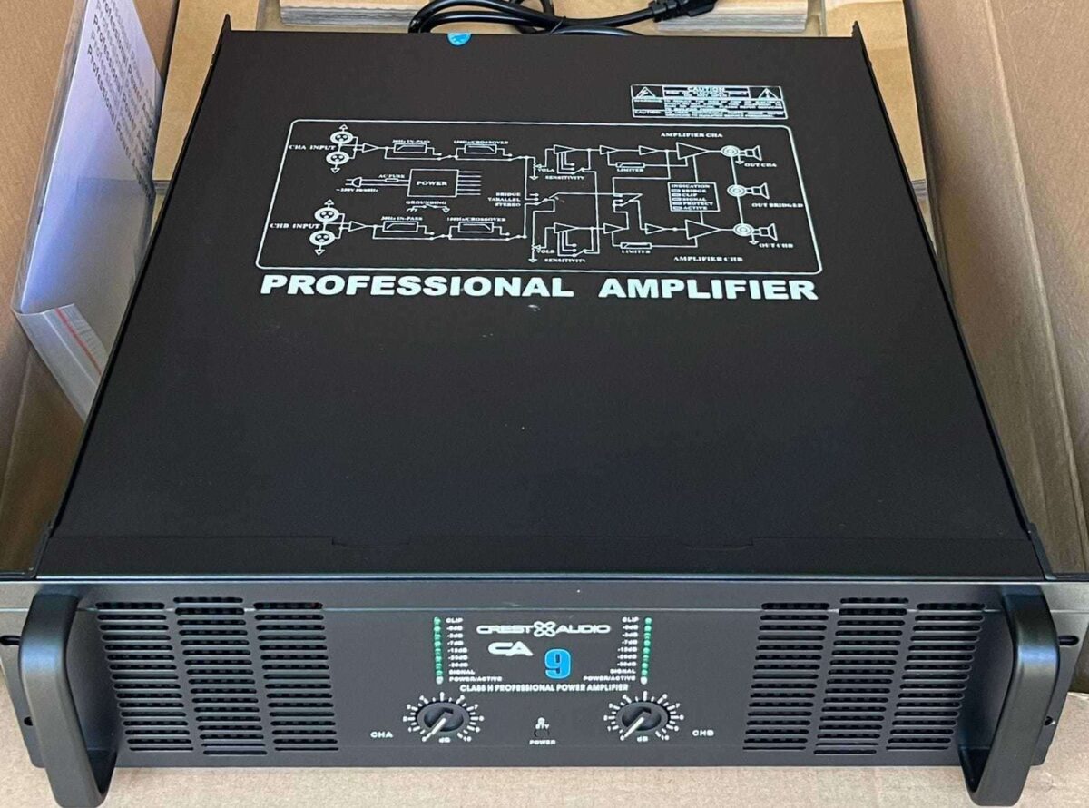 Crest Audio CA 9 Class H Pro Power Amp - High Output - City Sounds Nairobi