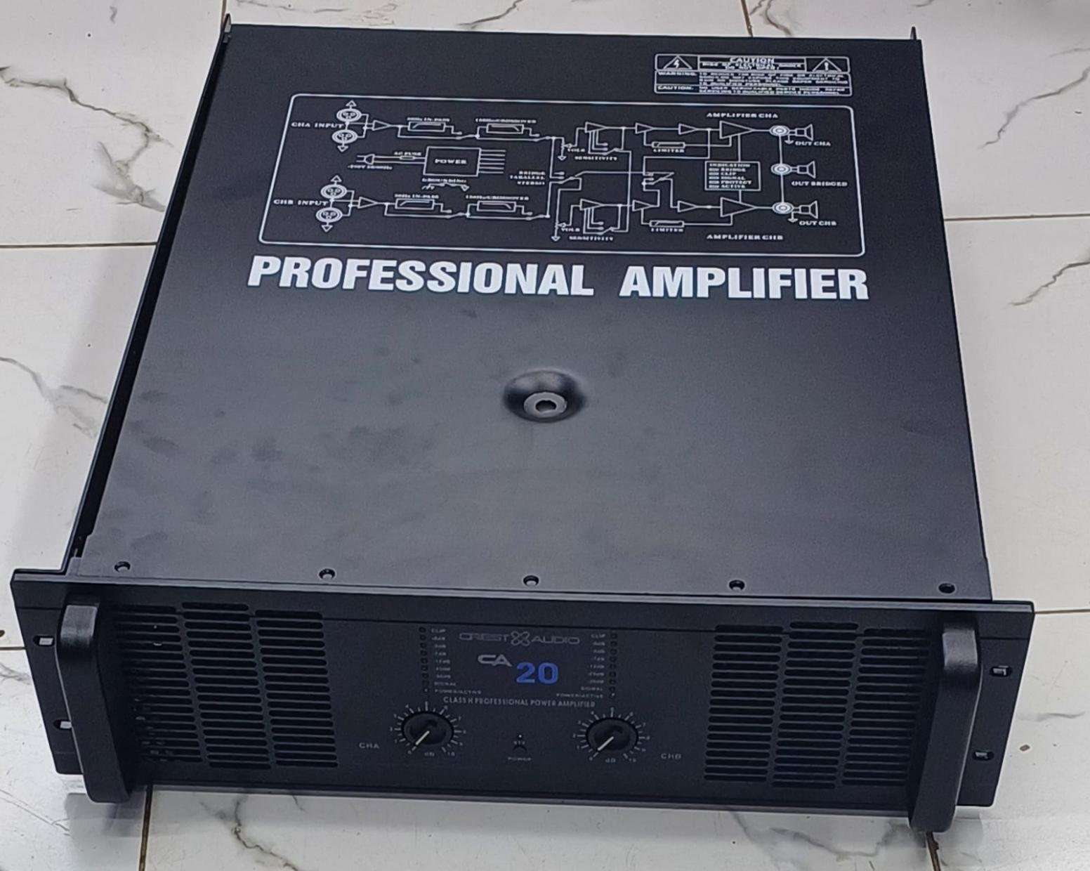 Crest Audio CA20 Class H Power Amplifier - Professional Grade - City Sounds Nairobi