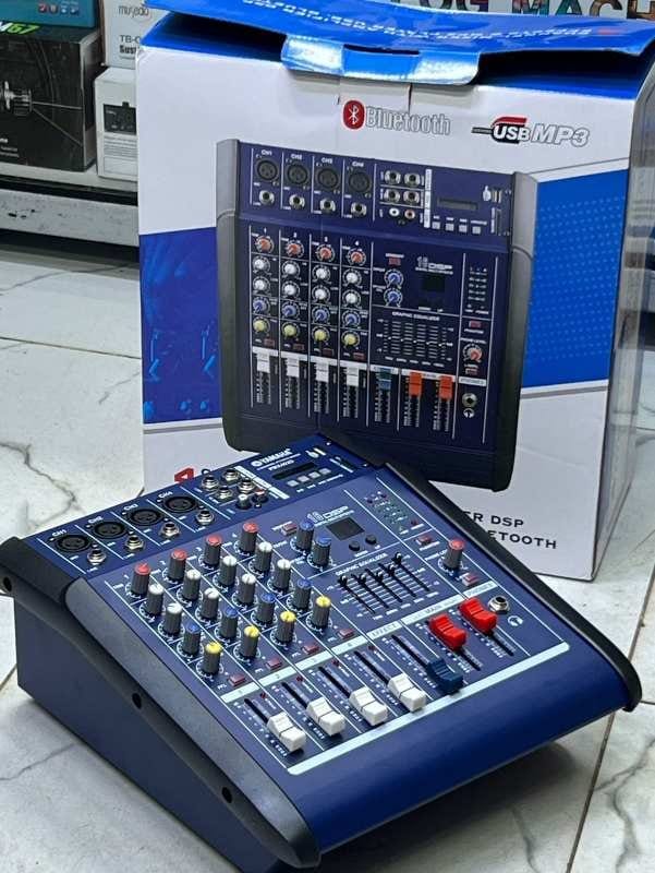 Max PMX402DU 4-Channel Powered Mixer - Bluetooth & USB Ready - City Sounds Nairobi