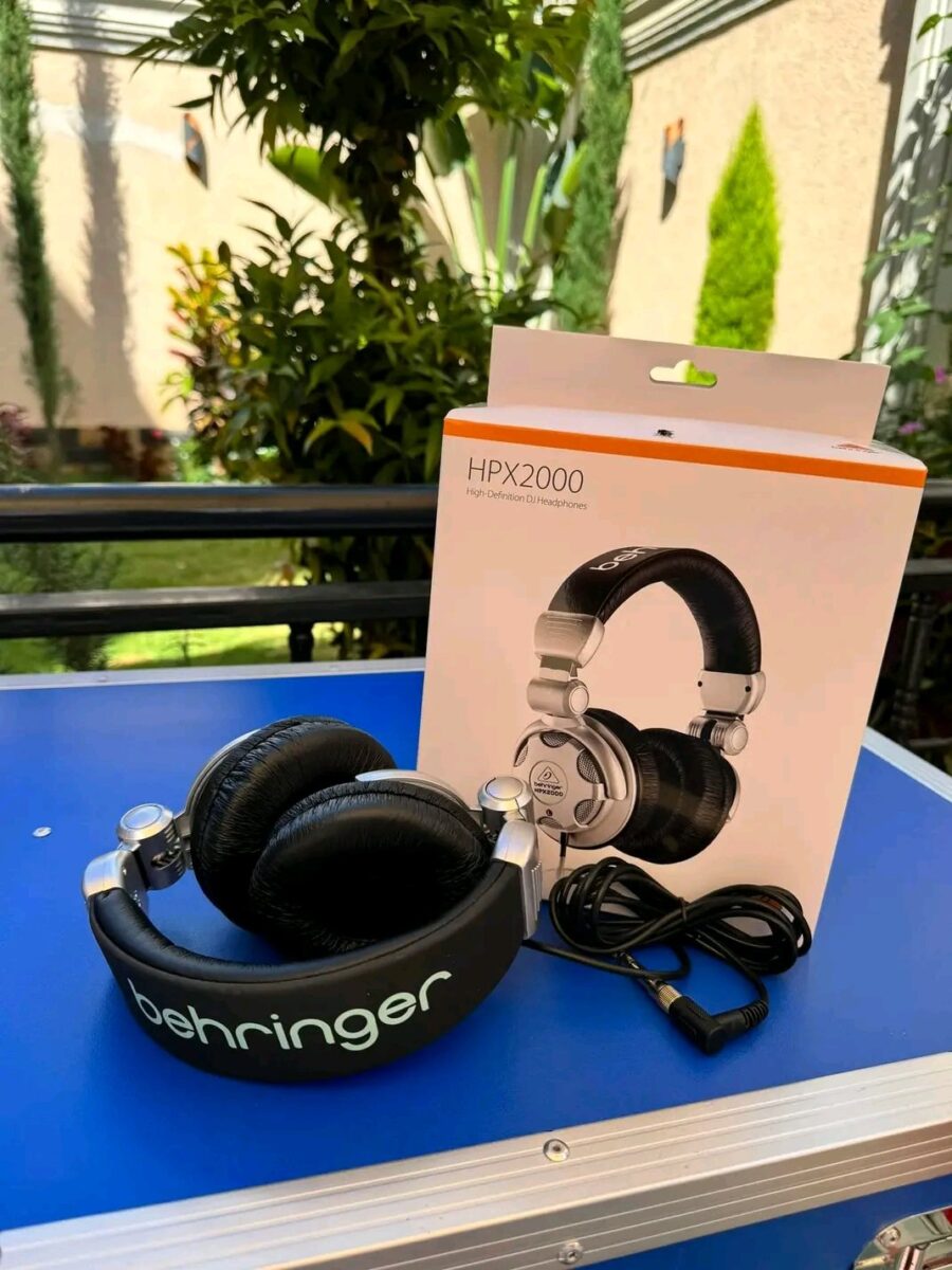 Behringer HPX2000 DJ Headphones – Studio-Grade Wired Monitoring - City Sounds Nairobi