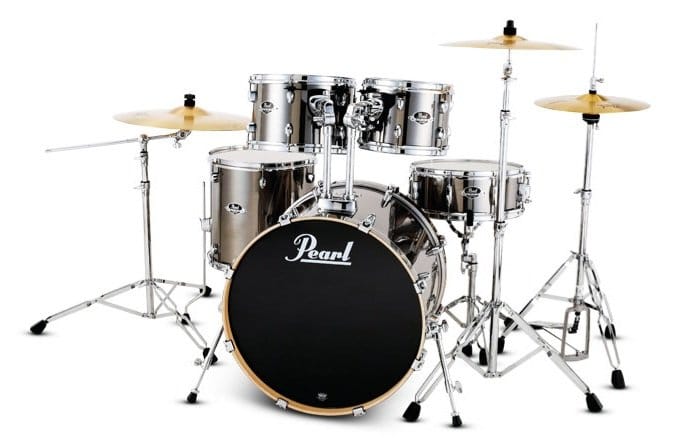 Pearl Export EXX 5pc Drum Kit Smokey Chrome - Pro Grade - City Sounds Nairobi