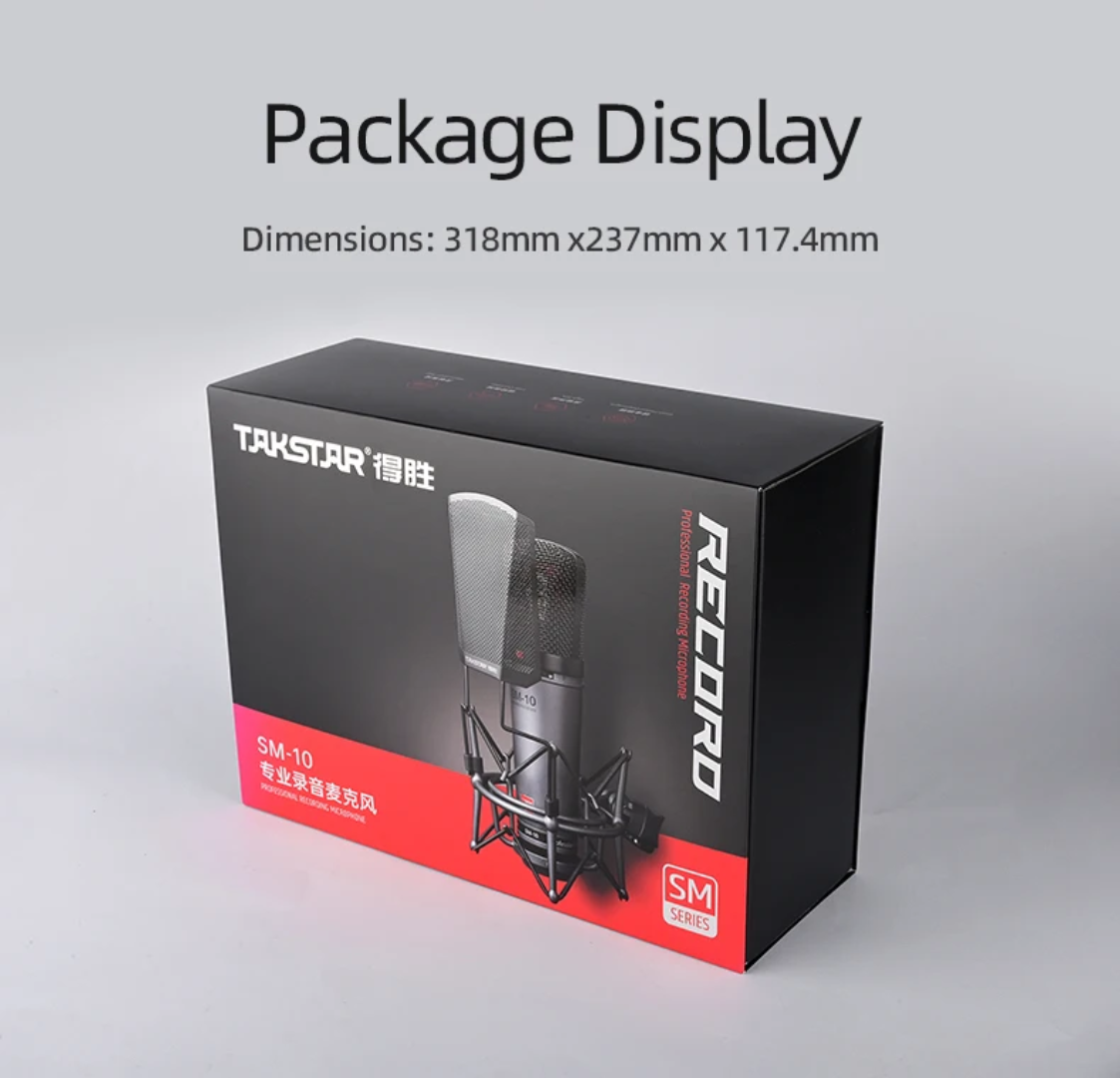 Takstar SM-10 Gold Diaphragm Studio Condenser Mic - City Sounds Nairobi