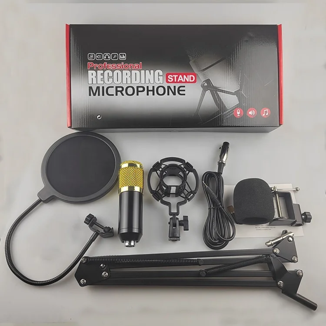 BM800 Studio Condenser Microphone Complete Recording Package - City Sounds Nairobi