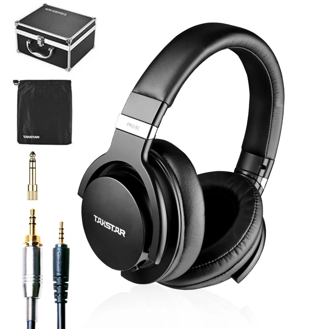 Takstar PRO 82 Studio Monitor Headphones - Adjustable Bass - City Sounds Nairobi