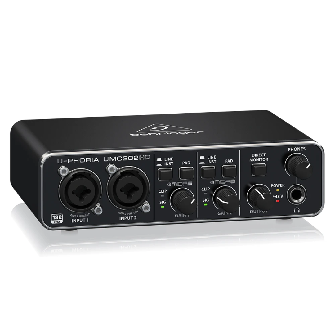 Behringer U-Phoria UMC202HD Compact Desktop Recording Interface - City Sounds Nairobi