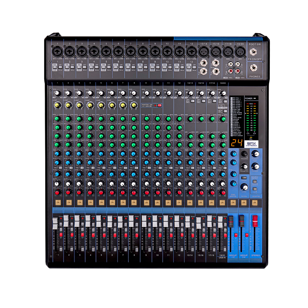 16-Channel Professional Mixing Console USB Recording Interface - City Sounds Nairobi