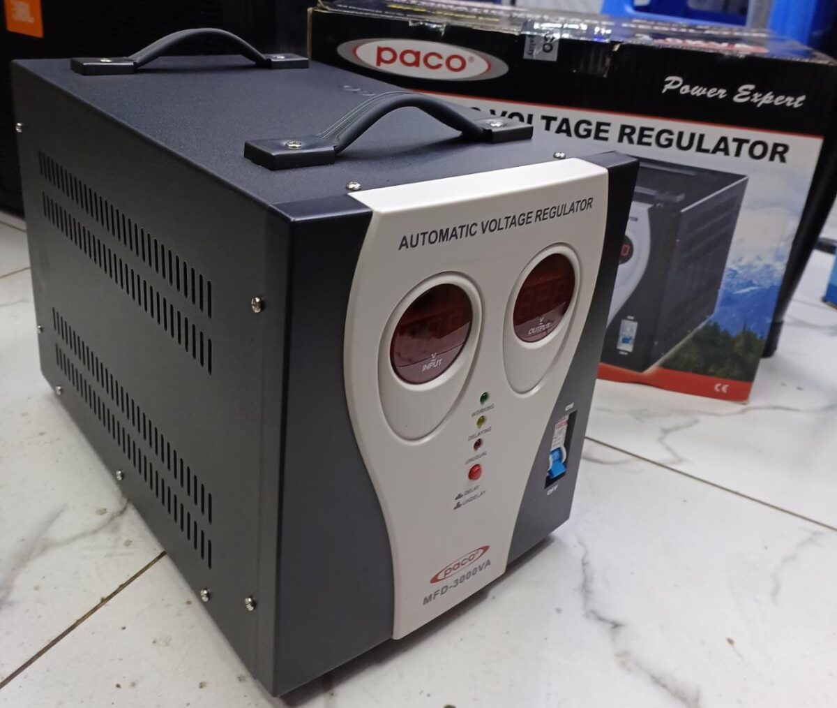 Paco MFD-3000VA Voltage Stabilizer - Professional Power Protection - City Sounds Nairobi
