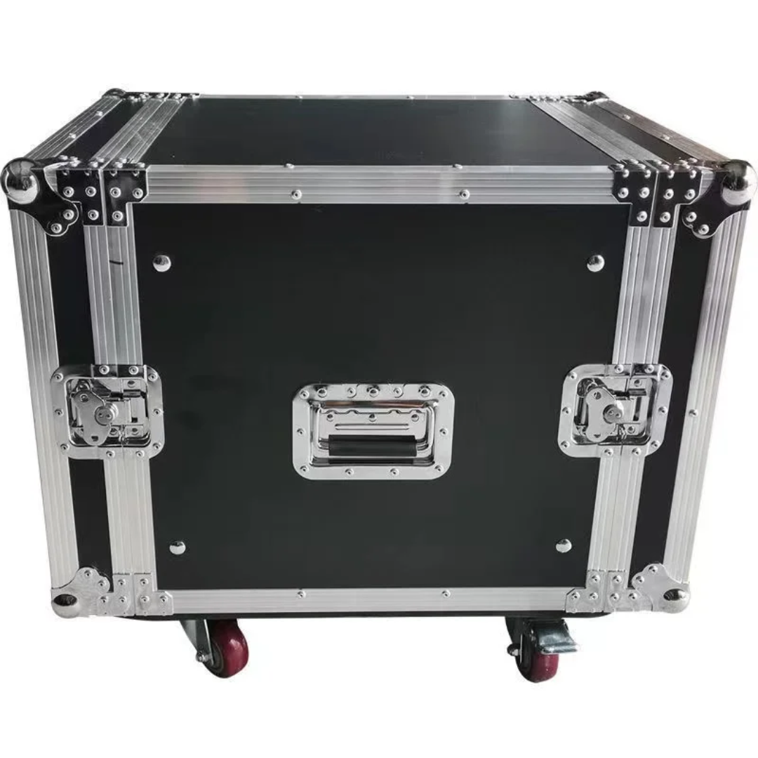 9U PA DJ Rack Road Case with Side Table and Casters - City Sounds Nairobi