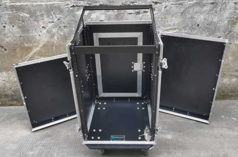 16U Slant Mixer Rack Case - DJ Flight Case with Work Surface - City Sounds Nairobi