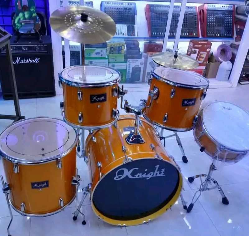 Knight 5-Piece Acoustic Drum Set - Professional Jazz Kit - City Sounds Nairobi