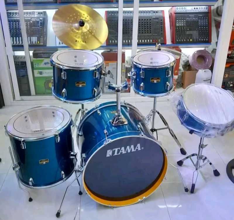 TAMA Imperialstar 5-Piece Hairline Blue Drum Kit Pro - City Sounds Nairobi