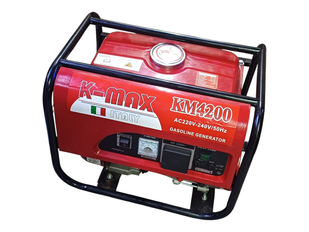 K-MAX KM4200 Petrol Generator 1.2KVA Portable Backup Power - City Sounds Nairobi