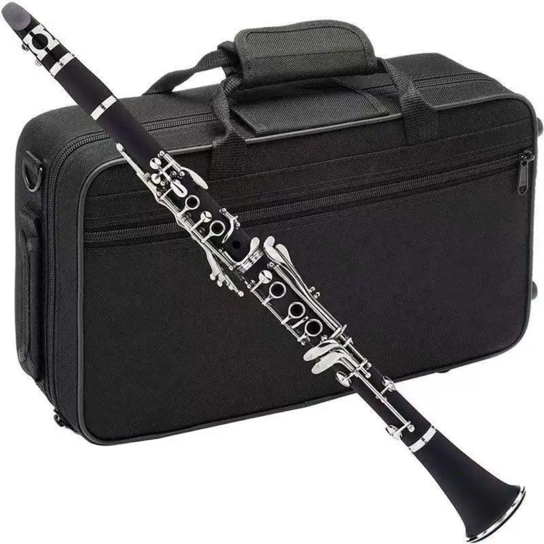 Professional Bb Clarinet 17-Key Woodwind Instrument + Hard Case - City Sounds Nairobi