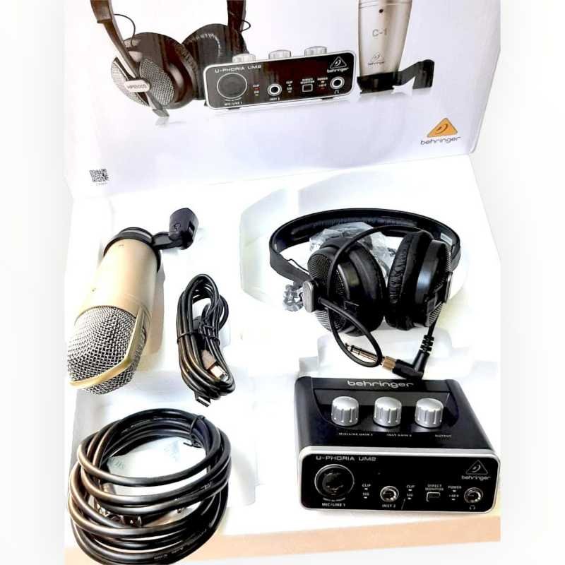 Behringer U-PHORIA STUDIO Bundle: Pro Home Recording Kit - City Sounds Nairobi
