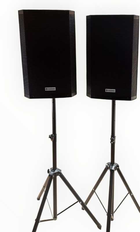 Premier 15" Pro PA Speaker Pair + Tripod Stand Bundle - City Sounds Nairobi