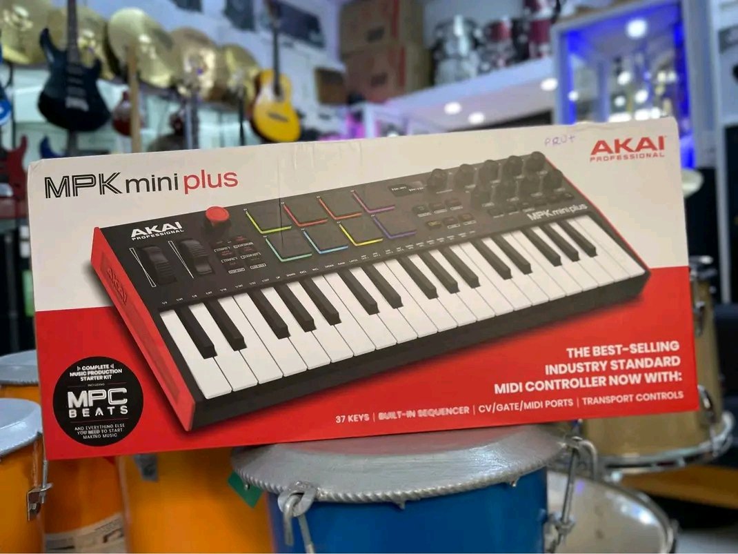 Akai MPK Mini Plus 37-Key USB MIDI Keyboard Controller - City Sounds Nairobi
