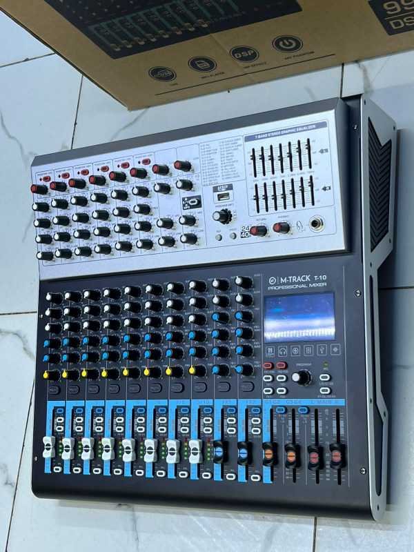 M-Track T-10 10-Channel Mixer - 99 FX Studio & Live Sound - City Sounds Nairobi