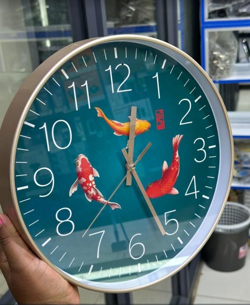 Modern Koi Fish Wall Clock | Hidden Camera | CityS ounds - City Sounds Nairobi