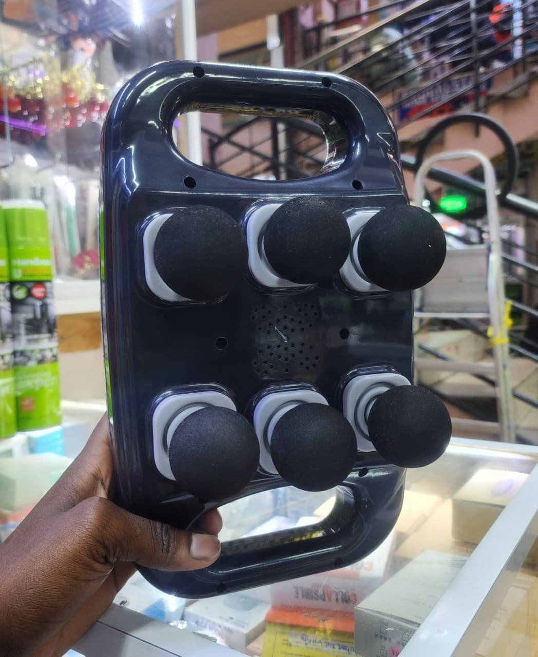 6-Head Deep Tissue Massage Gun | Professional Muscle Recovery Massager - City Sounds Nairobi