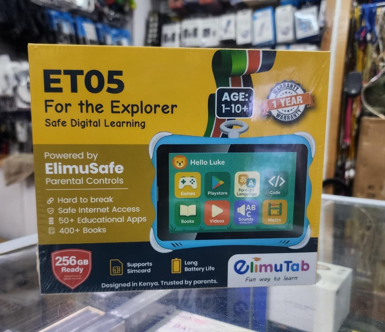 ElimuTab ET05 Kids Tablet - CBC Learning & Parental Safety - City Sounds Nairobi