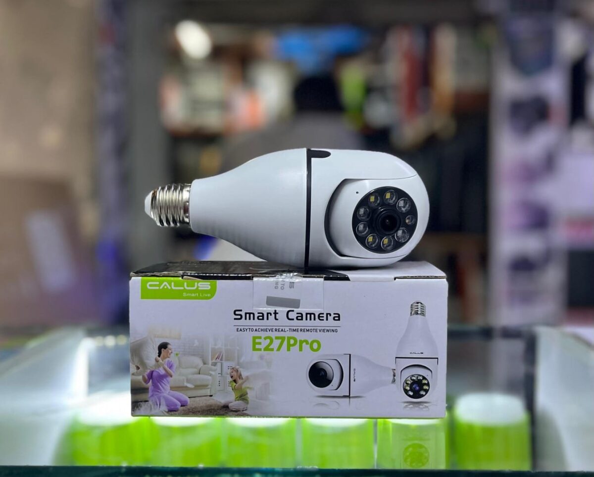 CALUS E27Pro 360° WiFi Bulb Camera - Full-View Smart Surveillance - City Sounds Nairobi