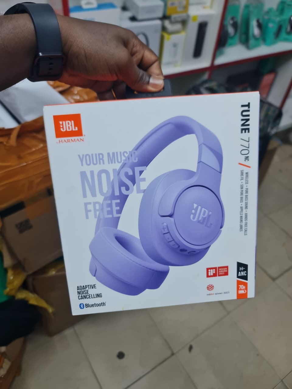 JBL Tune 770NC Active Noise Control Over-Ear Headphones - City Sounds Nairobi