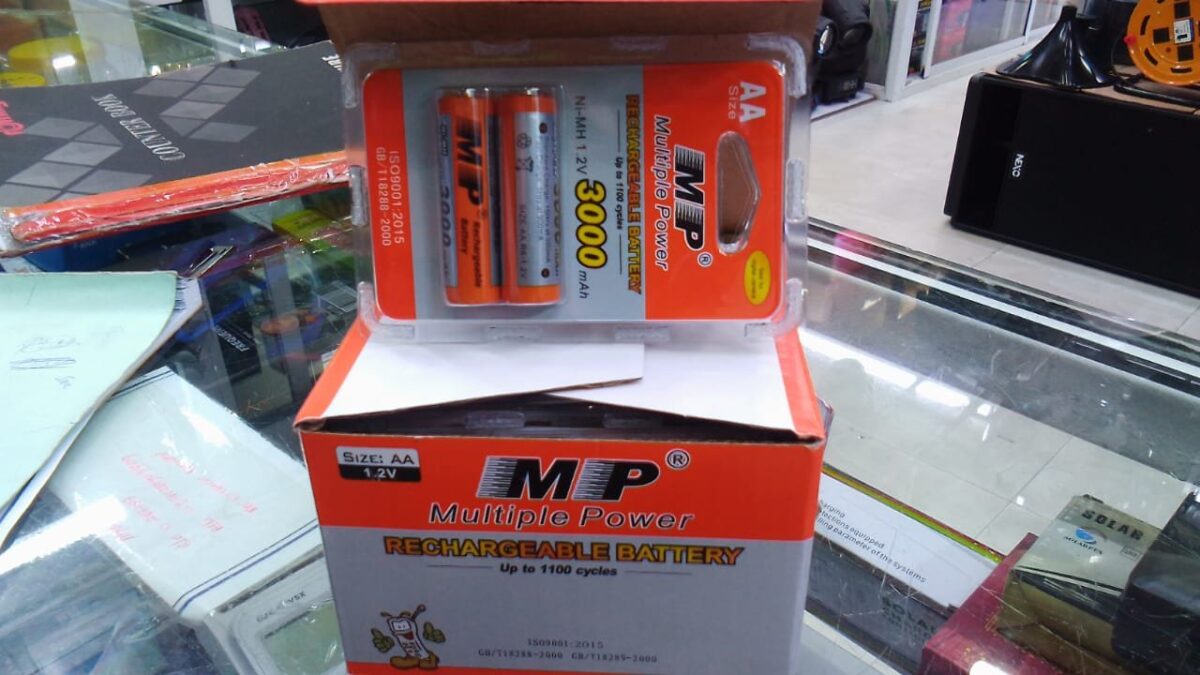 MP Multiple Power 3000mAh AA Ni-MH Rechargeable Cells - City Sounds Nairobi