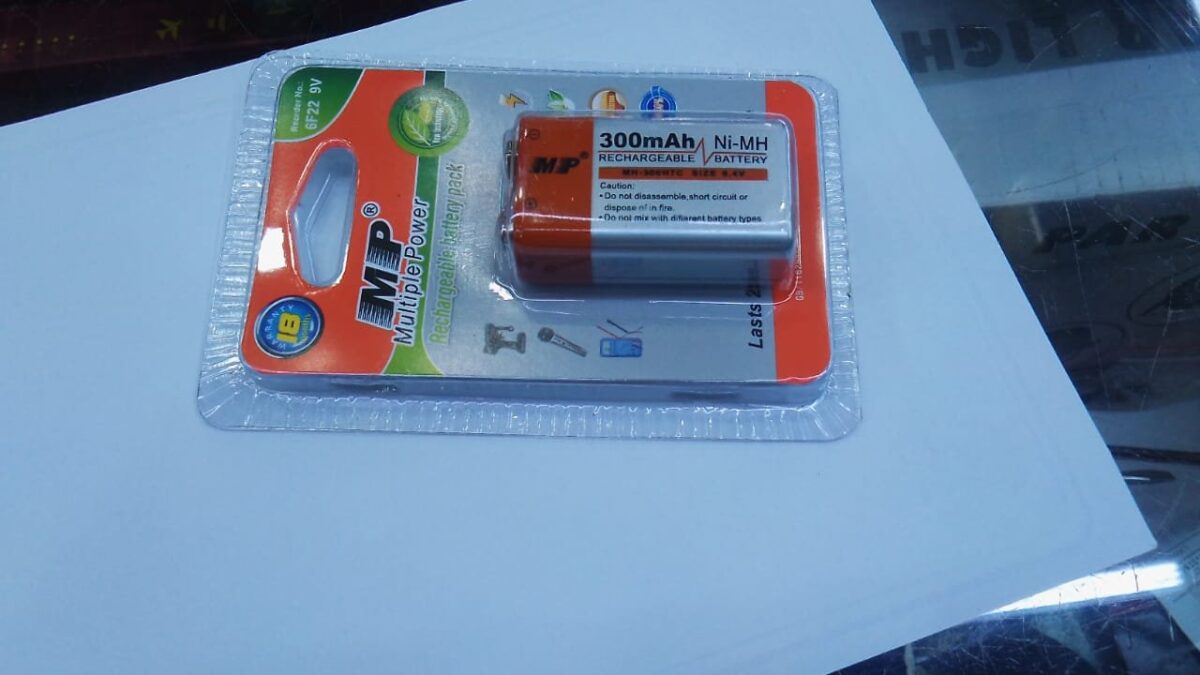 MP 9V 300mAh Ni-MH Rechargeable Battery Pack - City Sounds Nairobi