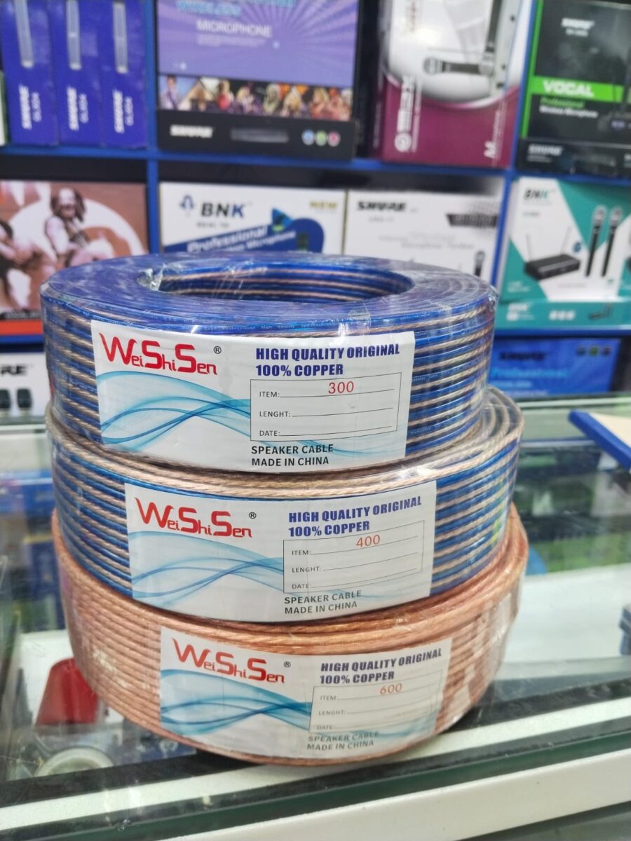 WeiShiSen Pure Copper Speaker Cable Rolls – Studio Grade Audio - City Sounds Nairobi