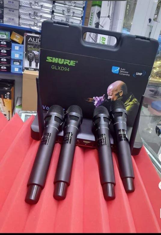 Shure GLXD94 4-Channel Wireless Mic System - Professional - City Sounds Nairobi