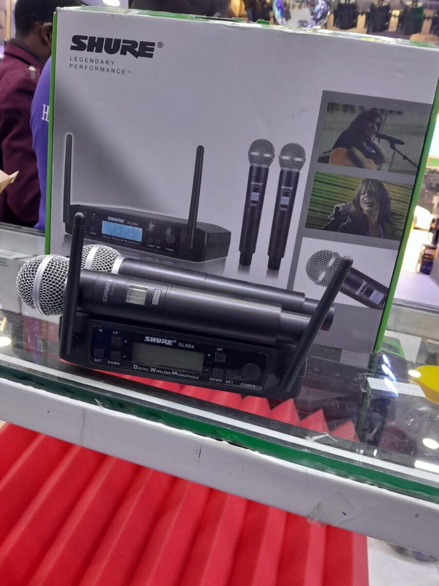 Shure GLXD4 Digital UHF Wireless Mic System | Pro-Grade - City Sounds Nairobi