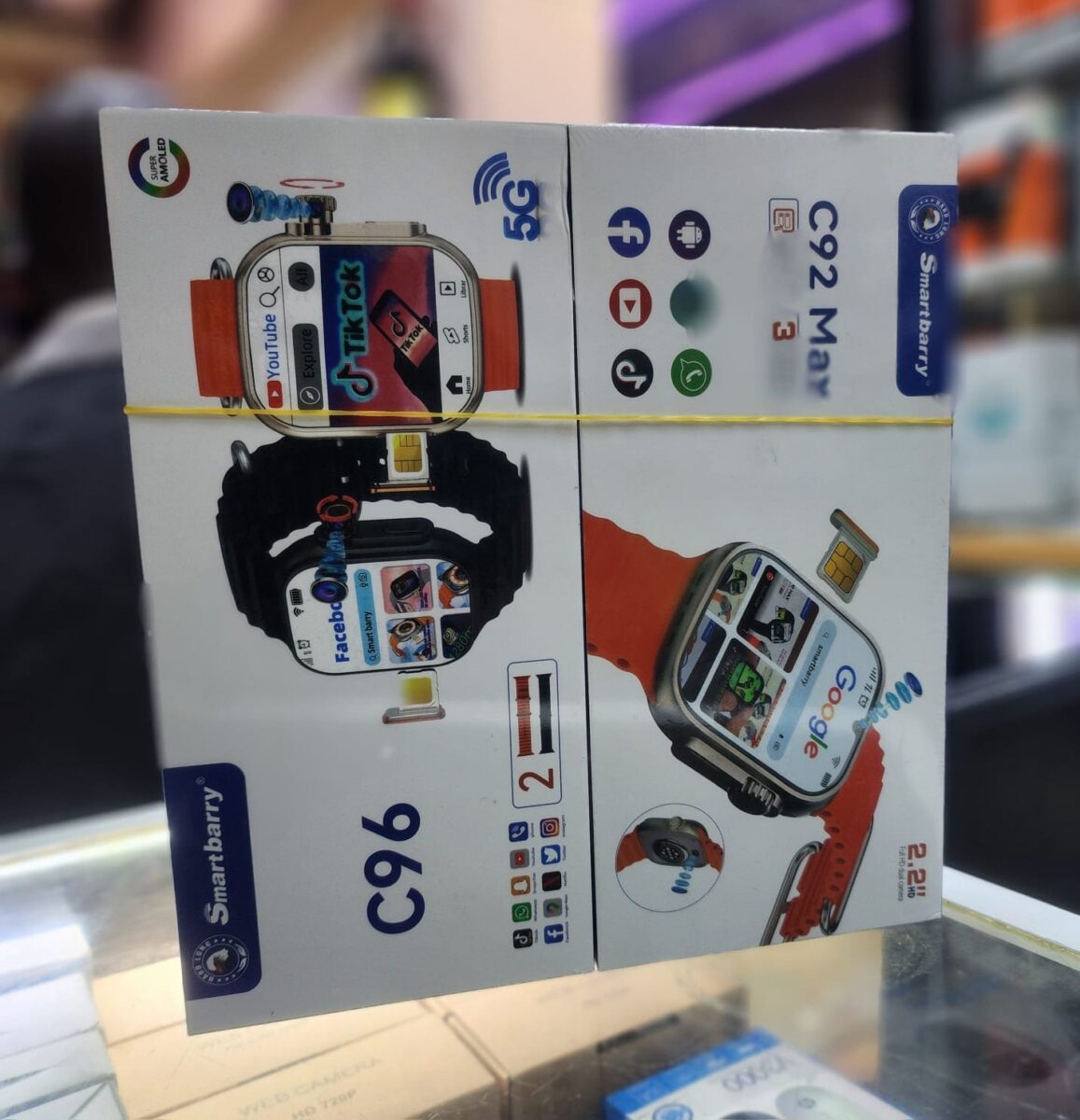 Smartberry C96 & C92 Max 5G Android Smartwatch - Independent Mobile Device - City Sounds Nairobi