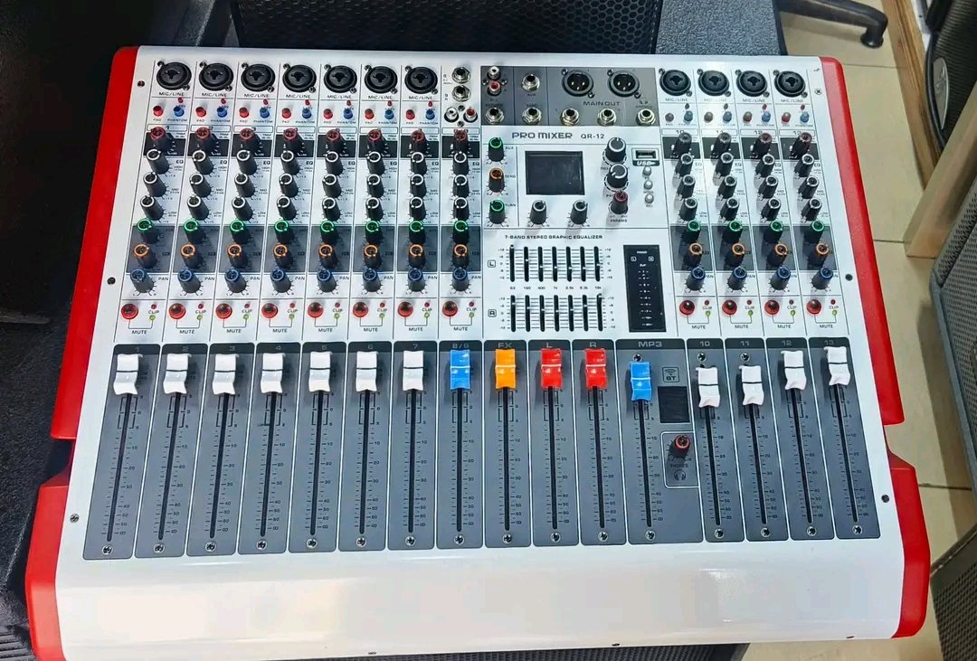 Pro Mixer QR-12 13-Channel Powered Console - Live Sound - City Sounds Nairobi