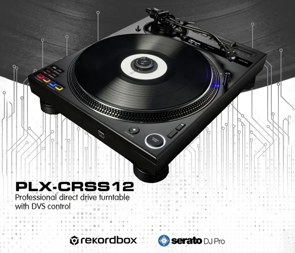 Pioneer PLX-CRSS12 Hybrid Turntable Pair - Pro DJ Setup - City Sounds Nairobi