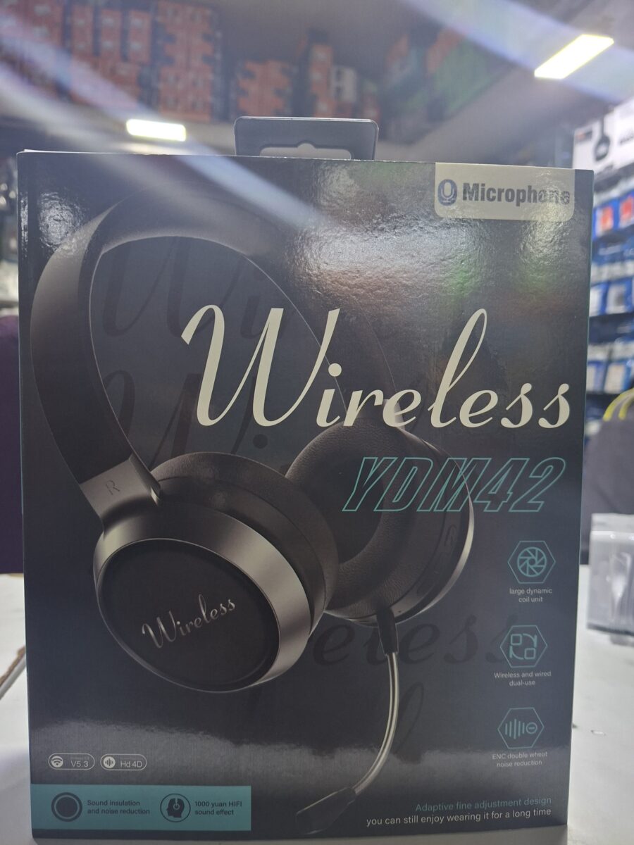 Microphonea YDM42 Over-Ear Bluetooth Headphones - Premium Wireless Audio - City Sounds Nairobi