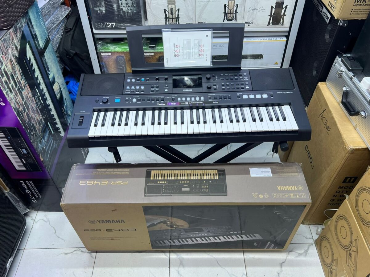 Yamaha PSR-E483 61-Key Portable Arranger Keyboard - City Sounds Nairobi