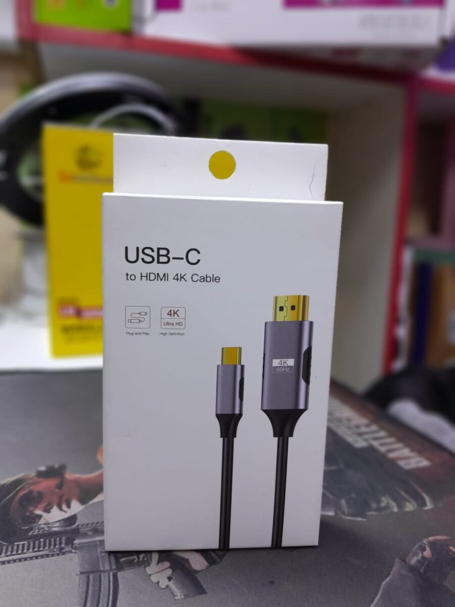 USB-C to HDMI 4K 60Hz Cable | Professional Stage Video Adapter - City Sounds Nairobi