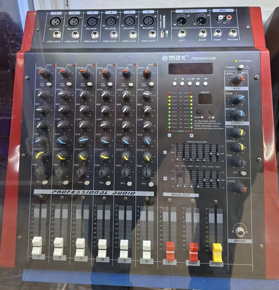 OMAX PMX608DUSB Professional Powered Mixing Console - City Sounds Nairobi