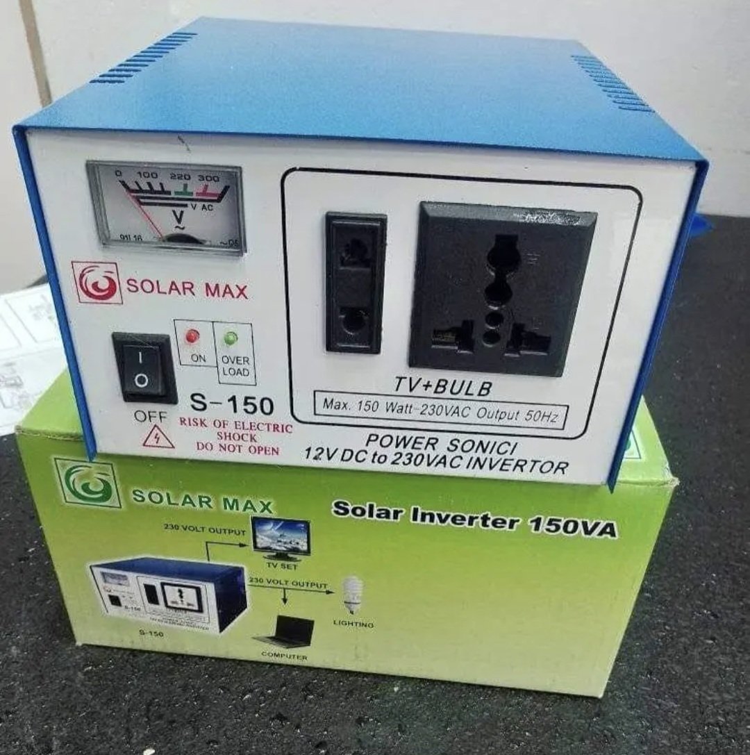 Solar Max S-150 Inverter 150VA Portable Power Converter - City Sounds Nairobi