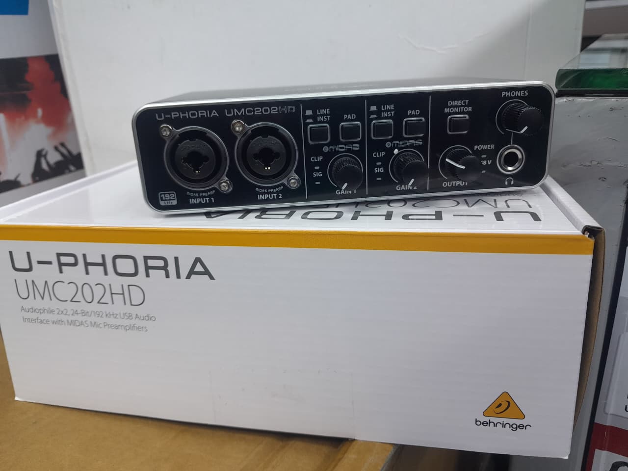 Behringer U-Phoria UMC202HD 2x2 USB Audio Interface - photo 2 - City Sounds Nairobi