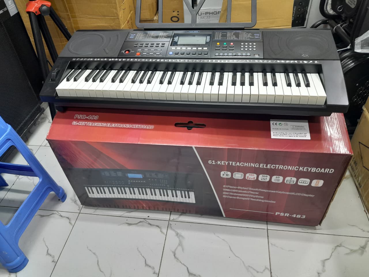 PSR-483 Teaching Electronic Keyboard - City Sounds Nairobi