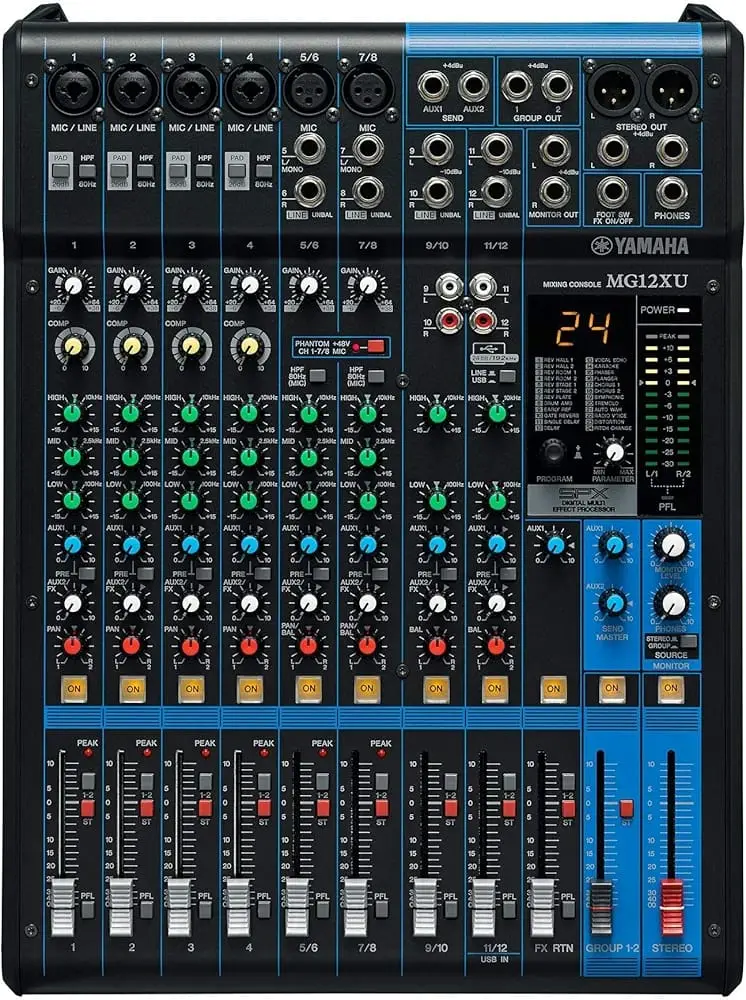 Yamaha MG12XU 12-Channel Mixing Console - City Sounds Nairobi