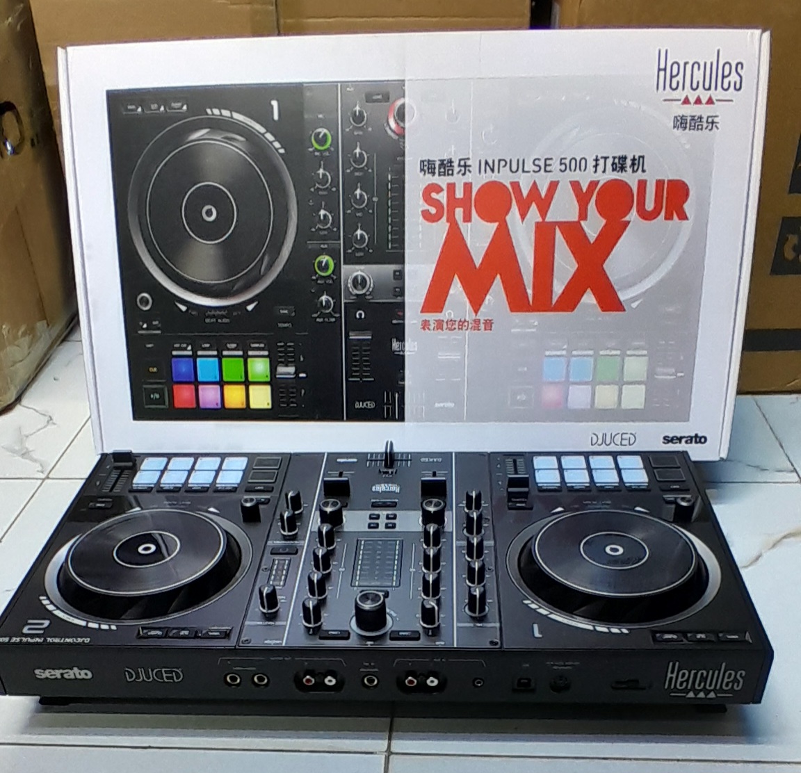 Hercules DJControl Inpulse 500 Controller - Serato & DJUCED Compatible - City Sounds Nairobi