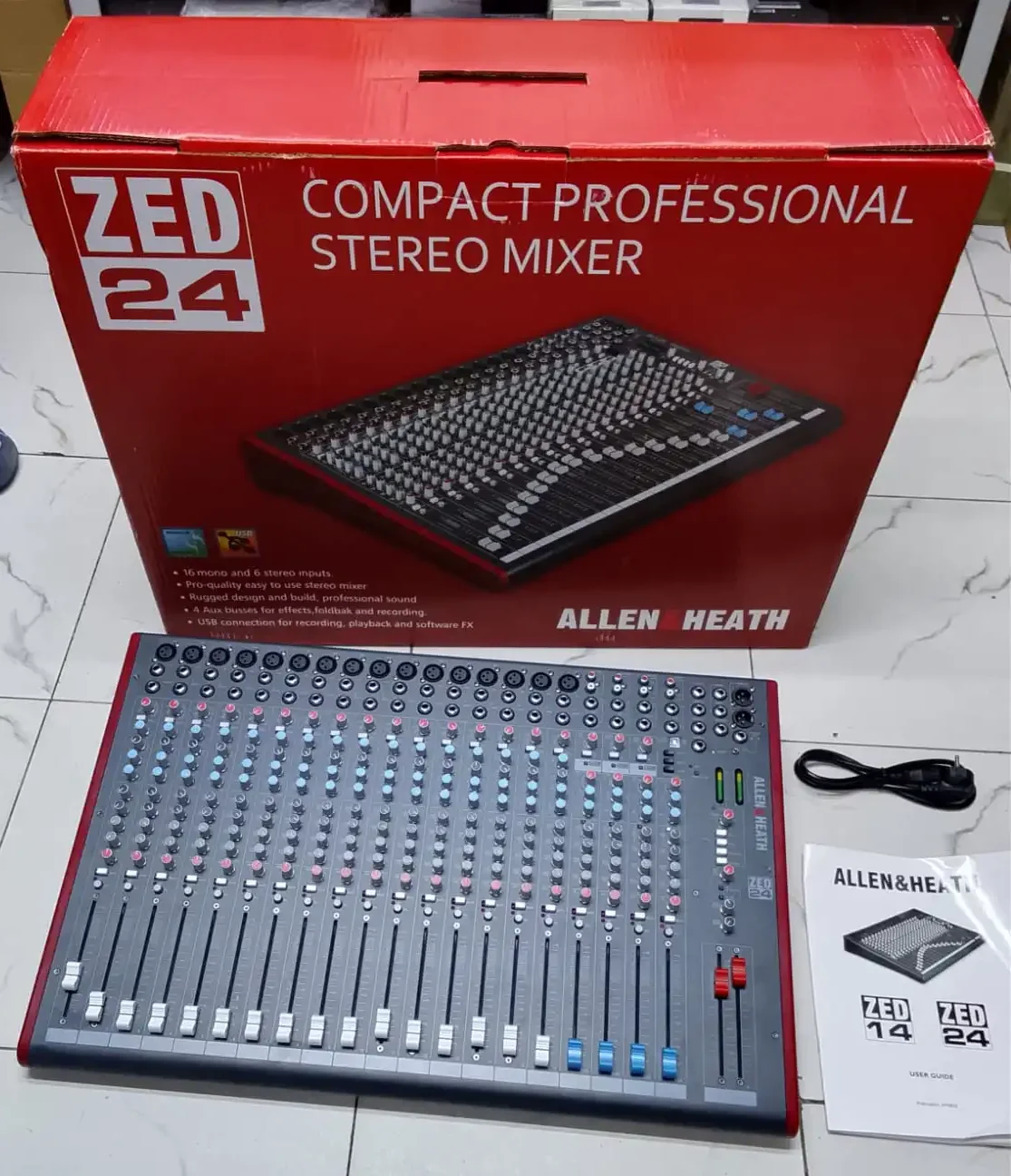Allen & Heath ZED-24 24-Channel Mixer - City Sounds Nairobi