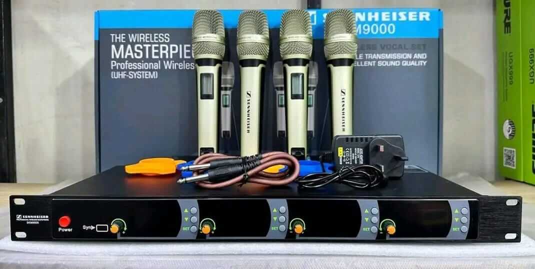 Sennheiser SKM9000 4-Channel UHF Wireless Microphone System: Premium Audio Setup - City Sounds Nairobi