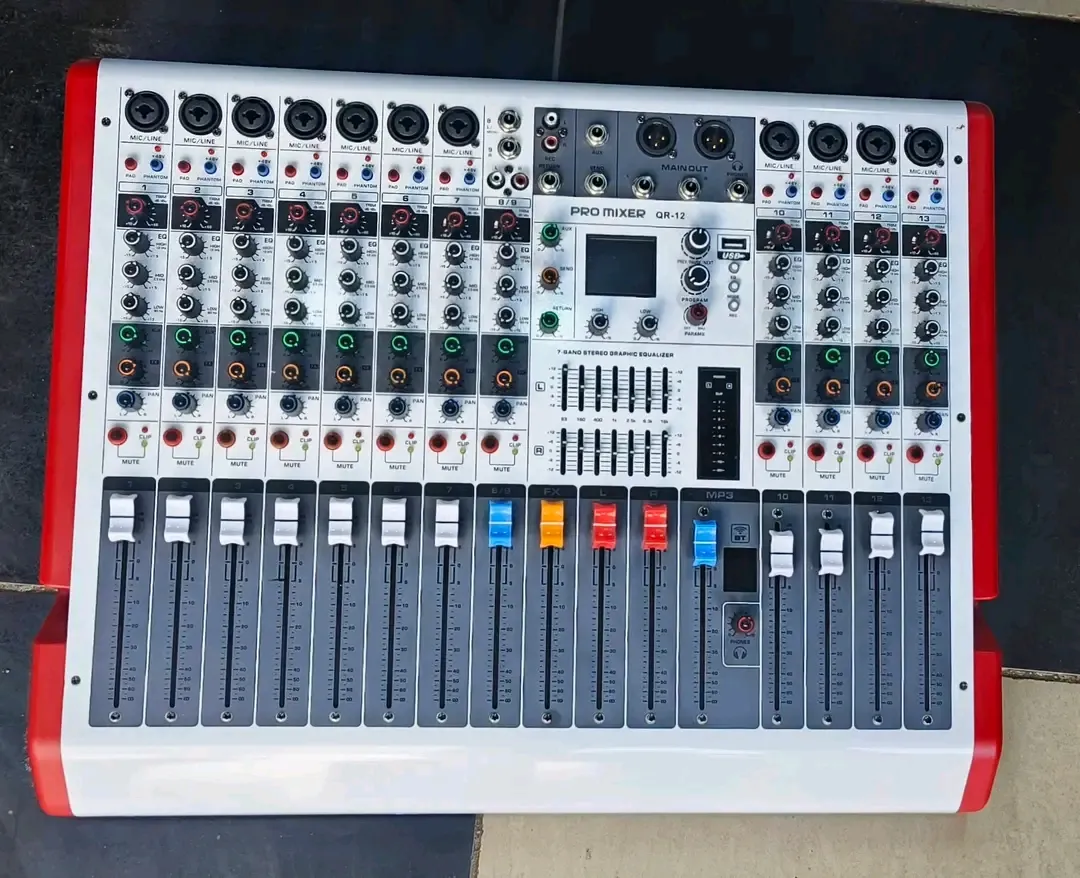 Pro Mixer QR-12 13-Channel Audio Mixing Console - City Sounds Nairobi