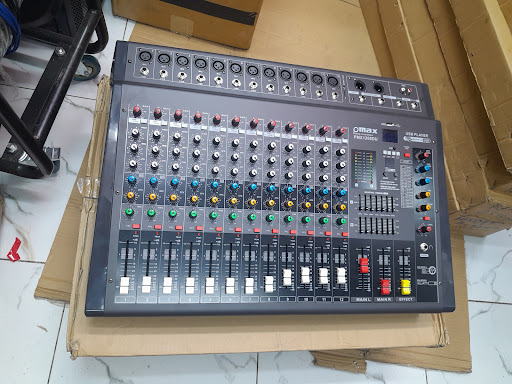 Omax PMU-1200S 12-Channel Powered Mixer - City Sounds Nairobi